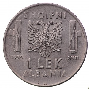 Albania, 1 lek 1939