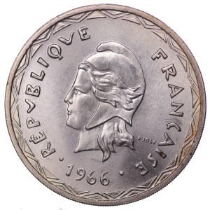 Nowe Hebrydy, 100 franków 1966