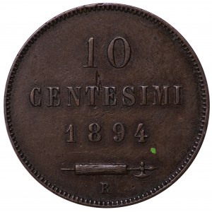 San Marino, 10 centesimi 1894