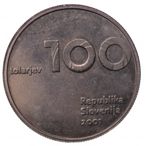 Słowenia, 100 tolarjev 2001