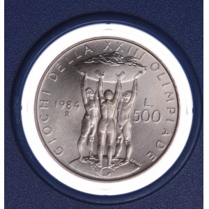 Italy, 500 lira 1984