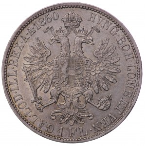 Austria, 1 floren Wiedeń 1860 A