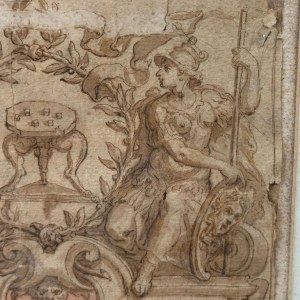 Anton R. Mengs, Scena alegoryczna - Anton Raphael Mengs (1728 - 1779 Rzym)