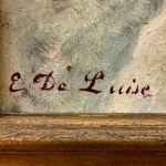 E. De Luise, Portrait of a model - E. De Luise