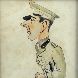 A. GARUFI, Caricature - Amedeo Garufi (1940)