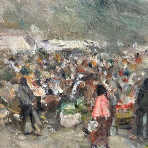 G. BOCCHETTI, Market scene - G. Bocchetti