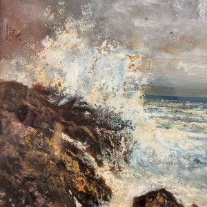 A. RADICE, Rough Sea - A. Radice (1946)