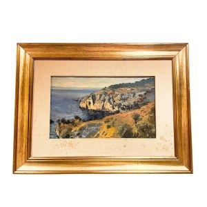 M. ROEDER, Klippe am Meer - Max Roeder (1866 - 1947)