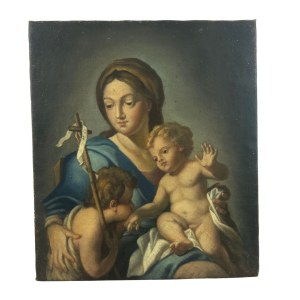 ANONIMO, Vierge à l'enfant et saint Jean-Baptiste