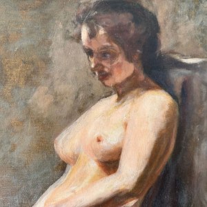 ANONIMO, Femme nue assise