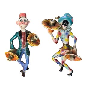 Personnages de carnaval (paire)