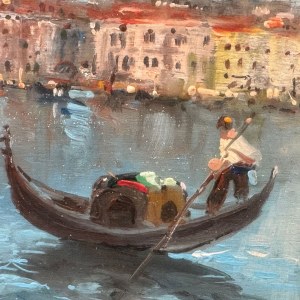 UNIDENTIFIED SIGNATURE, Die Lagune in Venedig