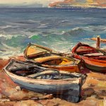 CANZANELLA, Marina with boats on dry land - Canzanella