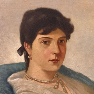 F. BOGLIOLO, Portrait of a woman - F. Bogliolo