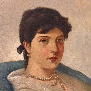 F. BOGLIOLO, Portrait de femme - F. Bogliolo