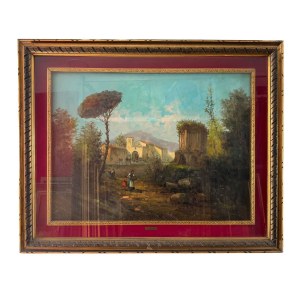 A. GERARD, Paesaggio di campagna - A. Gerard