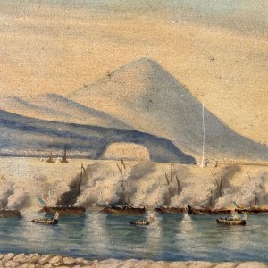 ANONIMO, Die Schlacht im Kanal von Procida