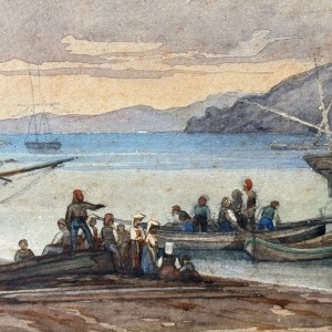 ANONIMO, Pêcheurs à Naples