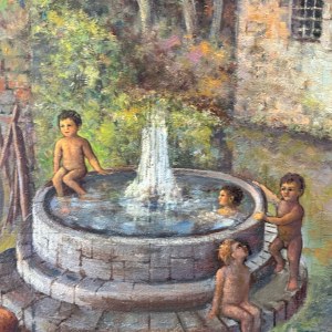 ANONIMO, Giochi per bambini in fattoria