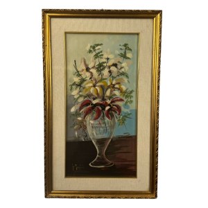 UNIDENTIFIED SIGNATURE, Vase with Flowers