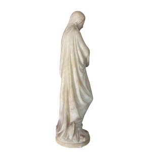 Sculpture Virgin White Marble