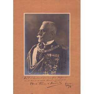 Foto con dedica e autografo di Thaon de Revel