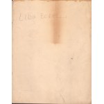 Lotto di due foto con dedica e firma di Lidia Borelli