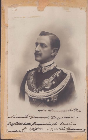Foto con dedica e autografo di Emanuele Filiberto di Savoia