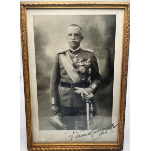 Foto con firma di Vittorio Emanuele III