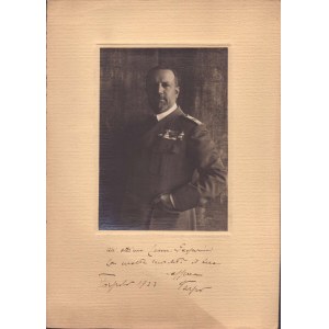 Foto con dedica e autografo Tripoli 1923?