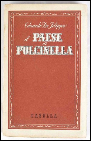 De Filippo, Eduardo (Napoli, 24 maggio 1900 - Roma, 31 ottobre 1984) Buch mit eigenhändiger Widmung...