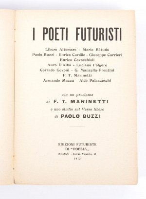 Futurismus - Marinetti, Filippo Tommaso, 