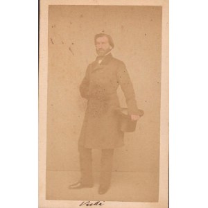 Verdi, Giuseppe (Le Roncole, 10 ottobre 1813 - Mailand, 27 gennaio 1901) Foto CDV Bernoud