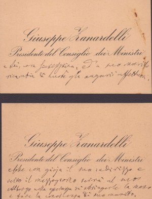 Zanardelli, Giuseppe (Brescia, 26 ottobre 1826 - Toscolano Maderno, 26 dicembre 1903)