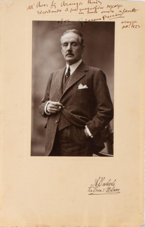 Puccini, Giacomo (Lucca, 22. decembra 1858 - Brusel, 29. novembra 1924)