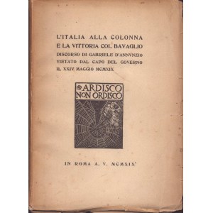 D'annunzio, Gabriele (Pescara, 12 marzo 1863 - Gardone Riviera, 1º marzo 1938)
