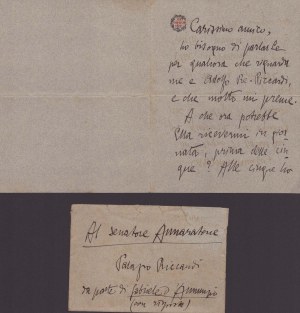 d'Annunzio, Gabriele (Pescara, 12 mars 1863 - Gardone Riviera, 1er mars 1938)