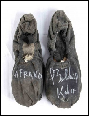 Belarbi, Kader (Grenoble, 18 novembre 1962) Signed dance shoes...