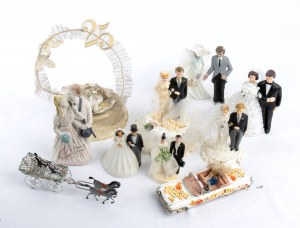 Collezione figúrky, personaggi per matrimonio, comunione
