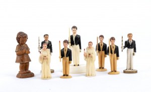 Collezione figurine, personaggi per matrimonio, comunione