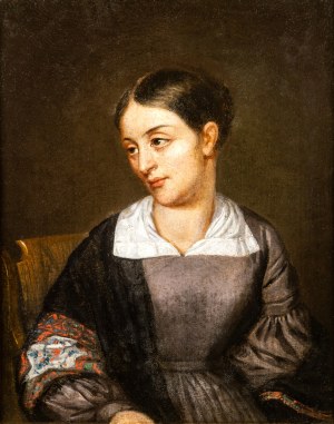 Walenty Wańkowicz (1800-1842), Portrait of his wife Angela