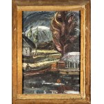Jonas Vaitys (1903-1963), Grandmother's Tale / Landscape (double-sided)
