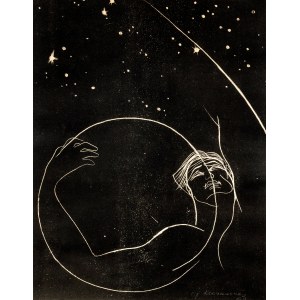 Stasys Krasauskas (1929-1977), Į žvaigždes. Iš lyrinių graviūrų ciklo.