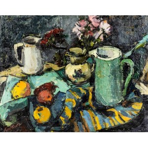 Juzefa Katiliūtė (1916-2009), Still life with apples