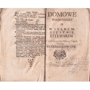 LDK istorijos vadovėlis, 1763, Konvoliutas, susidedantis iš 3 Vilniuje išleistų istorijos vado- vėlių: vienas LDK ir du Lenkijos.