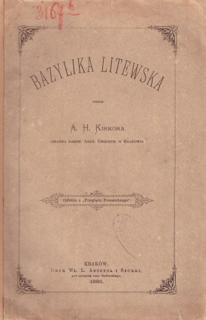 Vilniaus katedra, 1886, Kirkor, Adam Honory (1818-1886)