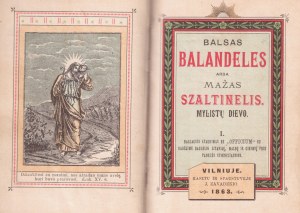 Counterfactual Prayer Book, 1897, Bałsas bałandeles, vai Maźas szaltinelis mylistų Dievo. I. The newest printing without the 