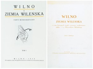 Monumentale Monographie über Vilnius, 1930, Wilno i ziemia Wileńska