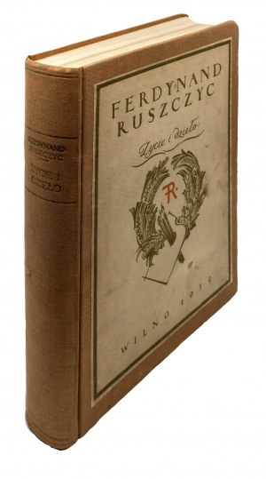 Monographie de Ferdi- nandas Ruszczyc, 1939, Biographie et oeuvres de l'artiste Ferdinandas Ruszczyc (1870-1936)
