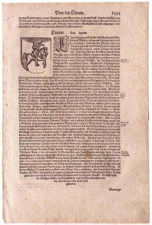 Armoiries de la seigneurie de Münster, 1614, Sebastian Münster (1488-1552)